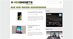 Desktop Screenshot of newgadgets.de