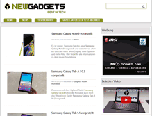 Tablet Screenshot of newgadgets.de